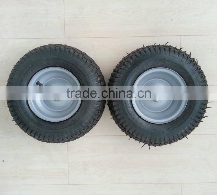 13 inch metal rim 500-6 pneumatic wheels