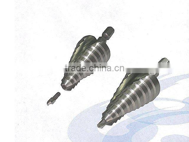 Hss Step Drill Bits with Hex-Shank For Wood