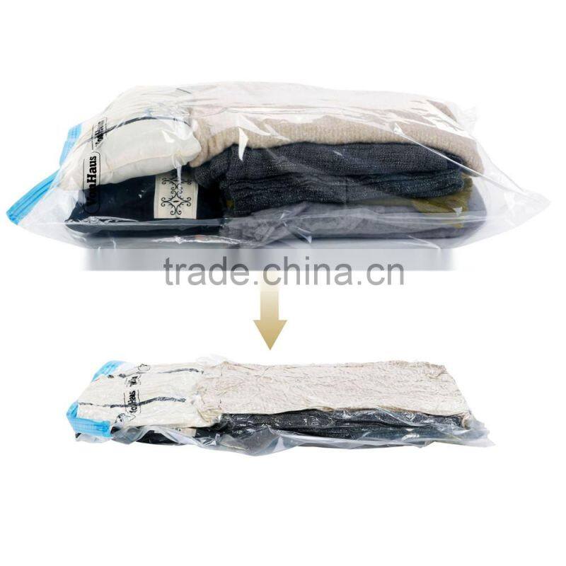 Multi Size Storage Compress Roll Up Vacuum Travel Bag Combo