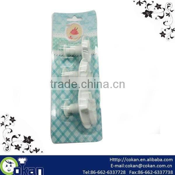 LFGB And FDA Standard Plastic Teddy Bear Cookie Mold CK-CM0300