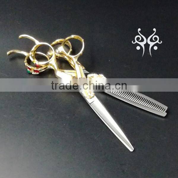 2017 New Fashion Set Thinning Scissors, 6 lnch Hair Barber Hairdressing Scissors