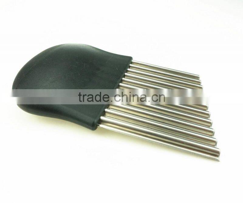 42014 stainless steel cheese vegetable crinkle cutter