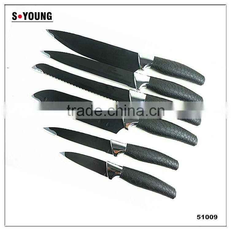 51009 6PCS STAINLESS STEEL SET Cutlery Knife Set