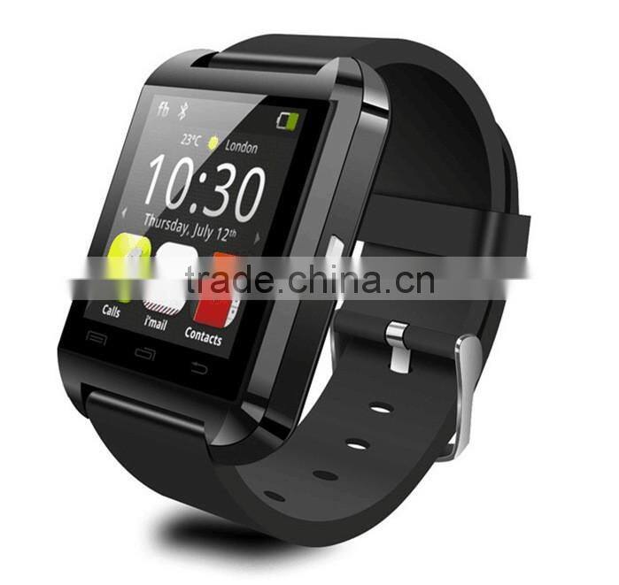 Cheap factory price heart rate measure multi language U8 Bluetooth smart watch Android touch led screen hand watch