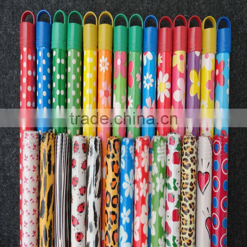 Colorful PVC coated broom stick