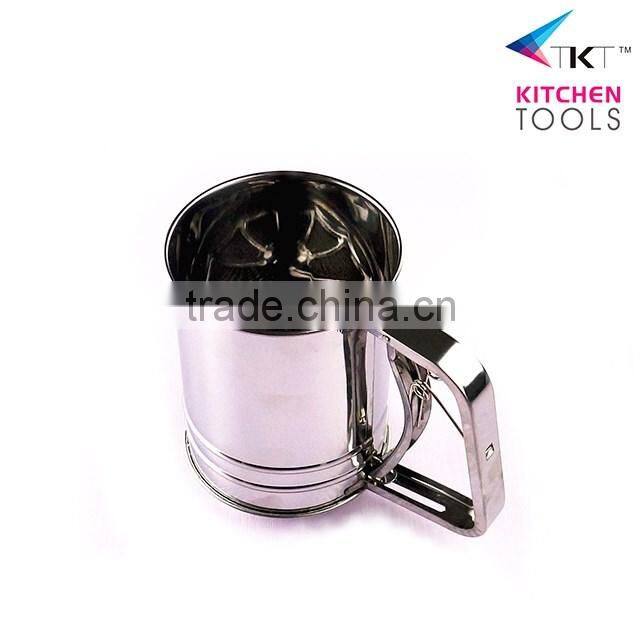 Different Size Of Stainless Steel Flour Sifter In Cheap Price Sifter Single/Double Flour Shaker