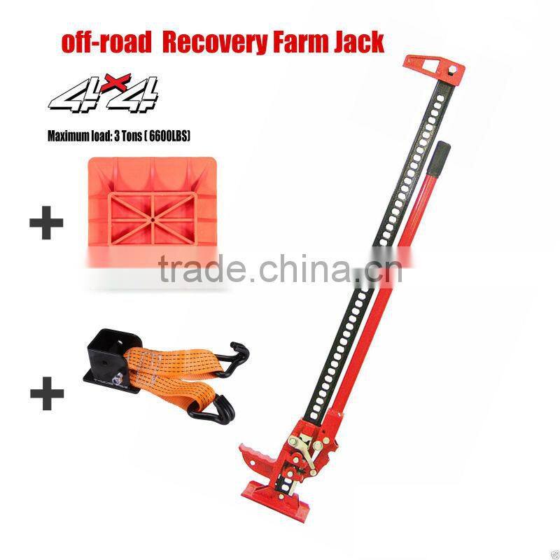 4x4/4wd/offroad 4T recovery farm jack lift mate/ hi-lift jack lift mate/tyre lifter for sand&mud recovery