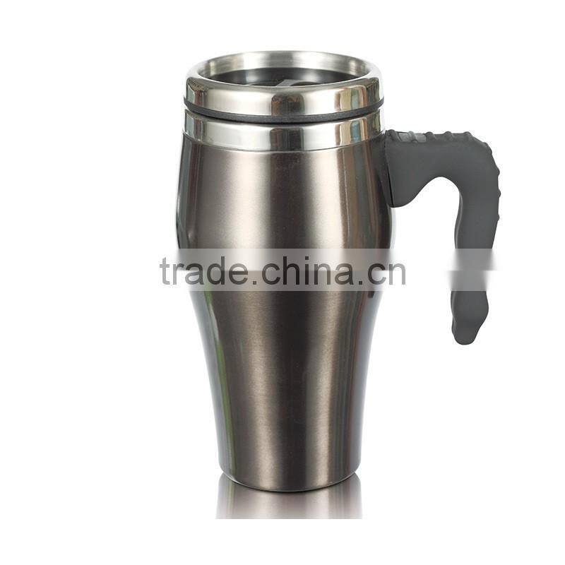 Custom Professional Stainless Steel Coffee Travel Mug with handle