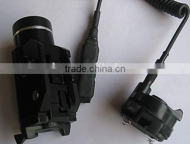 Tactical quick start green laser sight scope and strobe 200 lumen CREE Q5 LED light combo