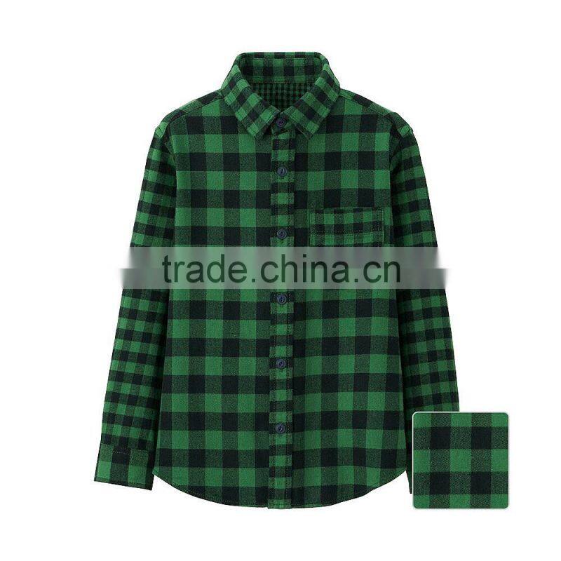 Flannel shirt for Boy's children flannel shirts kids flannel checks shirts