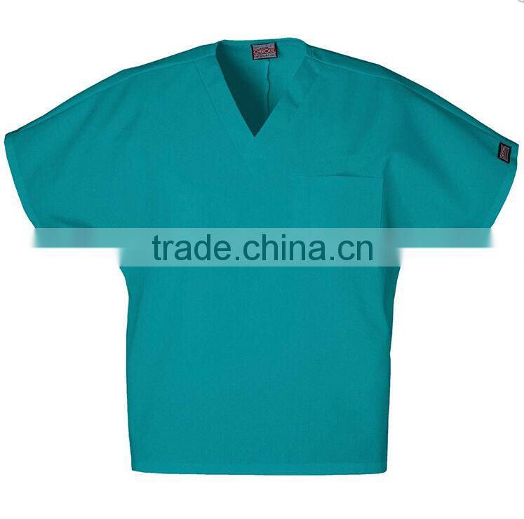 Wholesale Custom Made V-neck Scrub Top And Pants For Docter Wear BSOP-6517