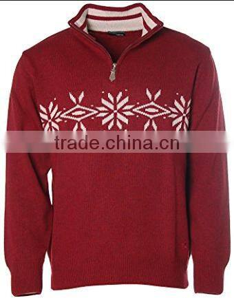 men cotton half zip sweater(MS 002)