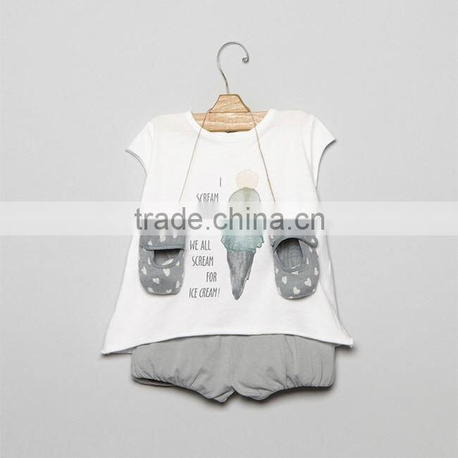 Wholesale guangzhou children clothes set and cute girls clothes