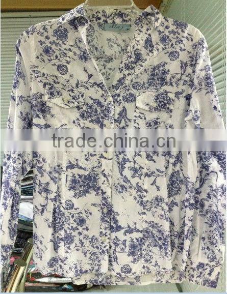 COTTON VOILE PRINTED SHIRT