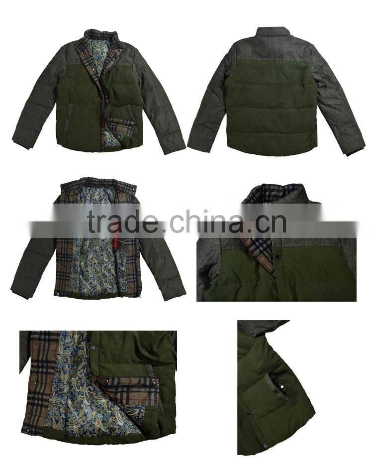 Fashion Winter Men's Cheaper Warm Quilted Jacket