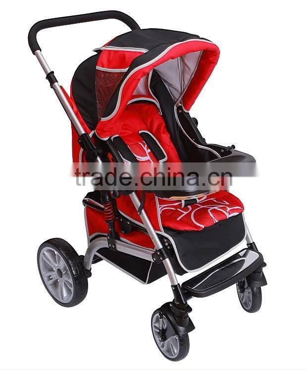Most popular products good quality 5 point safety buckle stylish design see custom made baby pram stroller