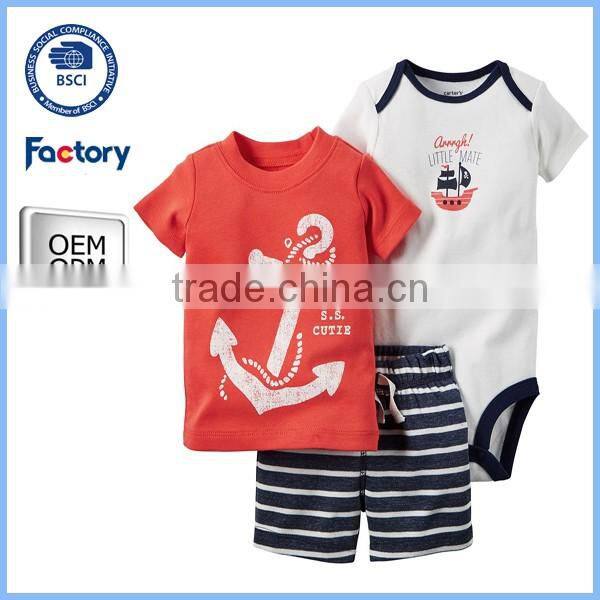 2016 High quality wholesale baby winter romper set