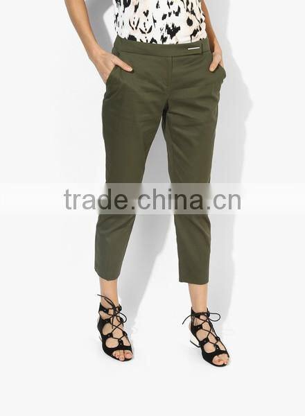 female capri pants,boutique cotton 3/4 pants, fashion casual pants