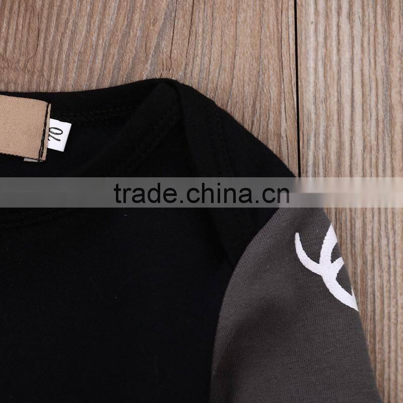 Cute Baby Clothing Deer Tops Long Sleeve T Shirt + Pants Baby Clothes Clothing Set