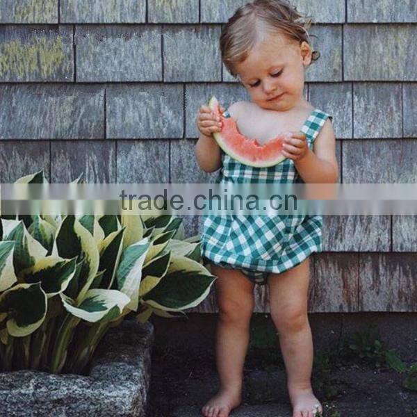 Green Color Fashion Baby Romper Newly Childrens Romper Jumpsuit Bodysuit