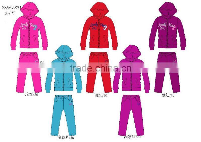 Girl's knit leisure wear set wholesale lot