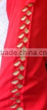 Sexy seamless mature women mesh side panels legging