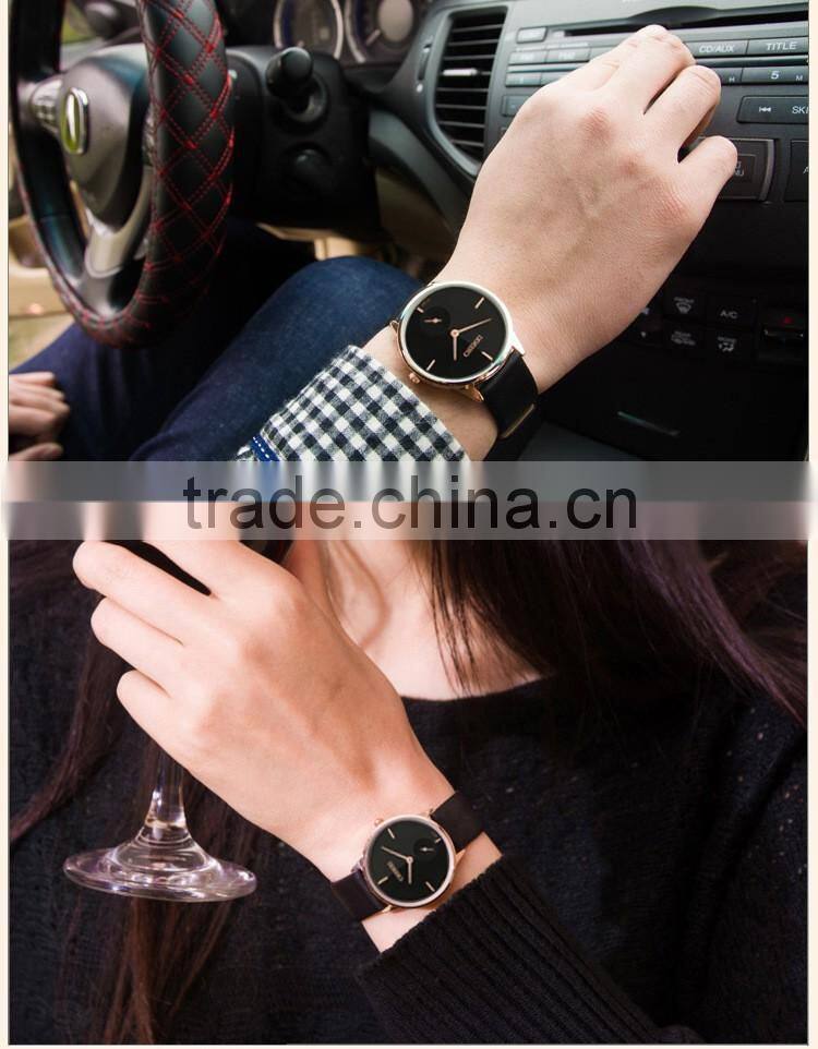 New fashion ladies leather watch quartz women watches
