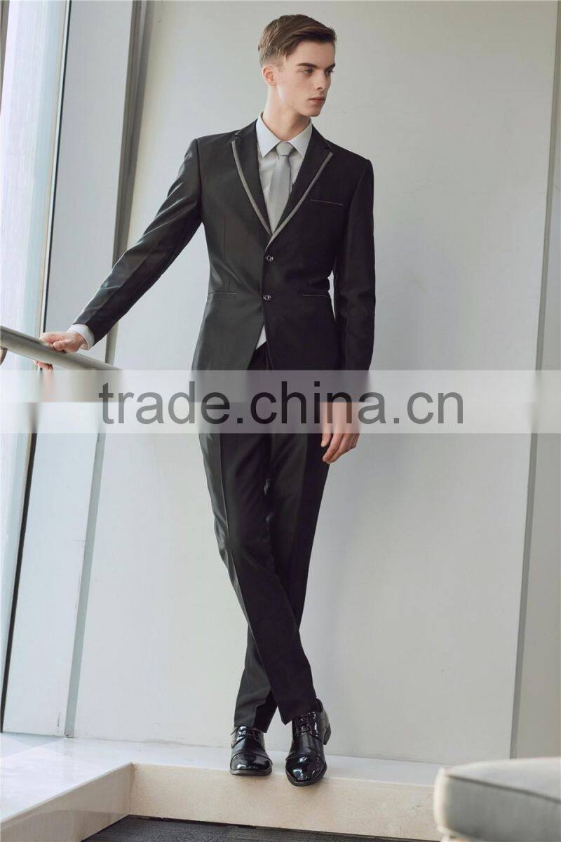 OEM Custom Made Stock China Cheap Men Suits Man Coat Pant Suit