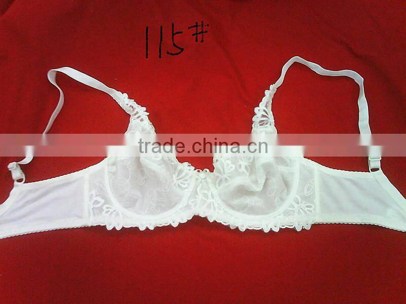 Factory wholesale comfortable fitting cotton bra for fat women