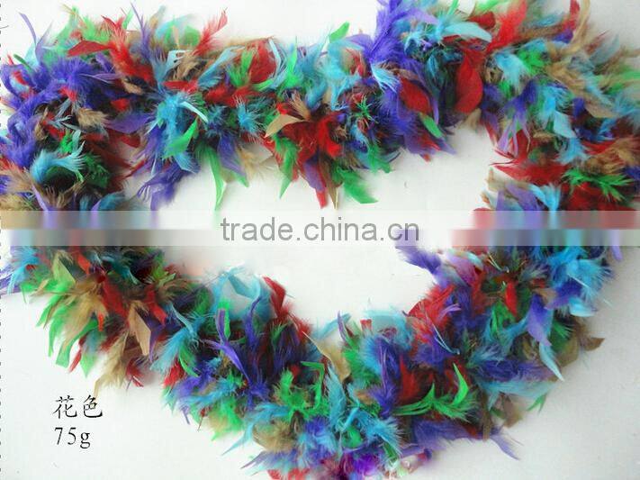Rainbow Marabou Feather Boa Wholesale