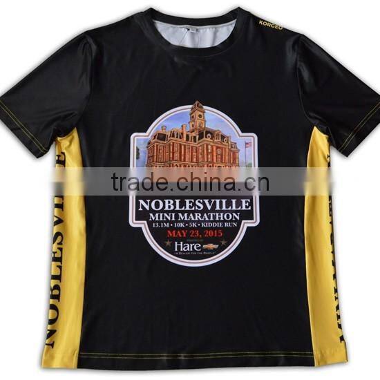 Custom dye sublimation Full T-shirt printing all over sublimation printing T-shirt