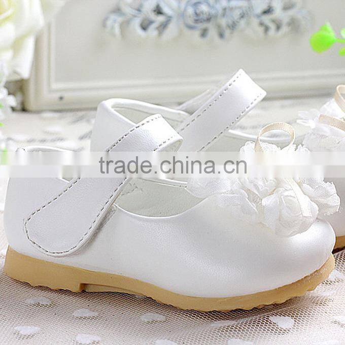 2016 Fall Baby Girl Shoes Wild Infant Shoes Bow Lace Sweet Kids First Walker Shoes For Children Wear Free Shipping KS40818-4