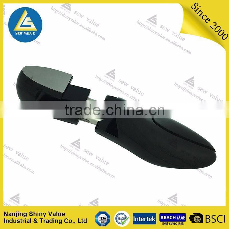 Doube tube aromatic red cedar wood material high quality custom packing wholesale price shoe tree with golden metal cap