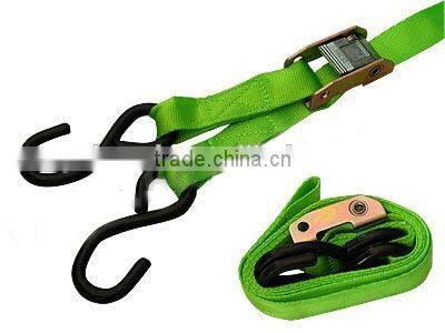 Cam buckle tie down straps/ cam buckle straps with hooks
