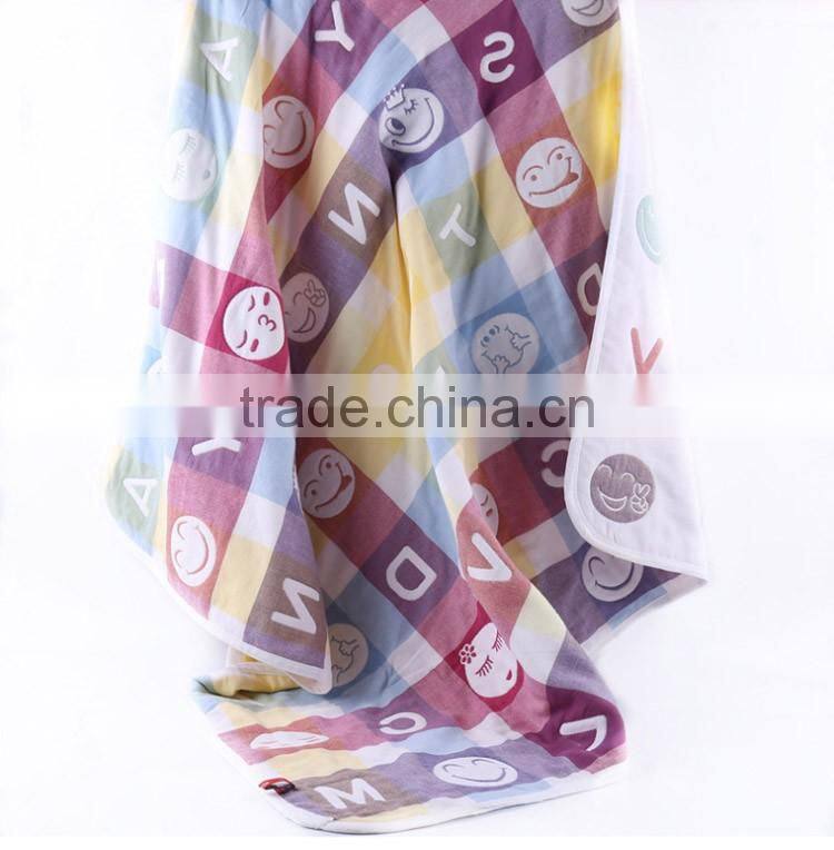 Health germproof soft cotton baby and children towel blanket cover or bath towel