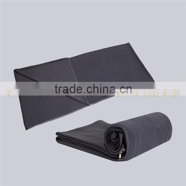 Zipped Anti-pilling Plush Polar Fleece Sleeping Bag for Travel