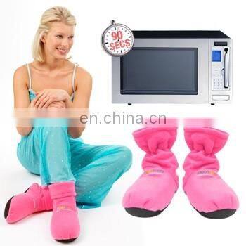 Cozy boots microwave booties Microwavable foot warmers