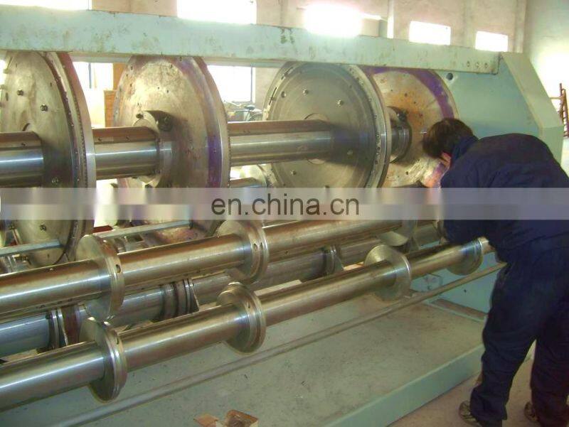 High quality with CE corrugated cardboard boxes making machinery du carton