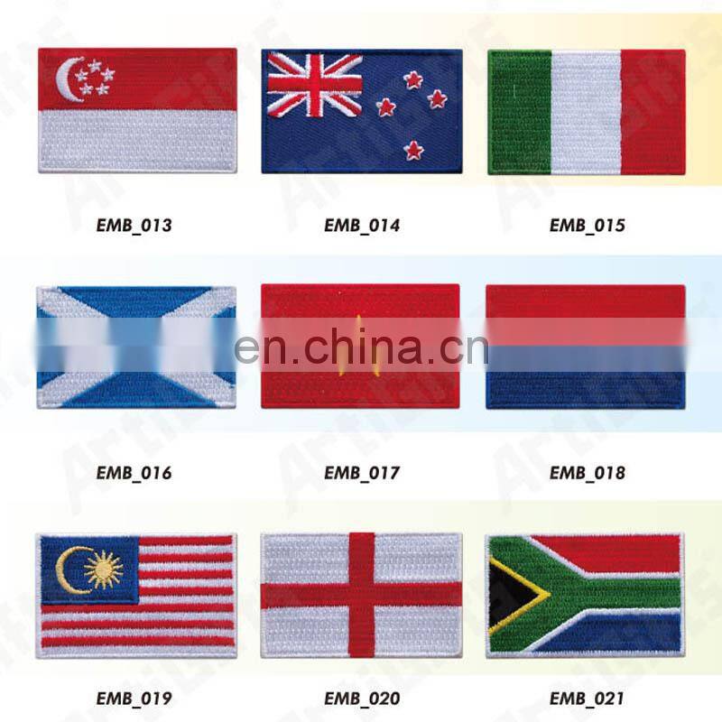 Wholesale cheap adhesive sticker woven patch