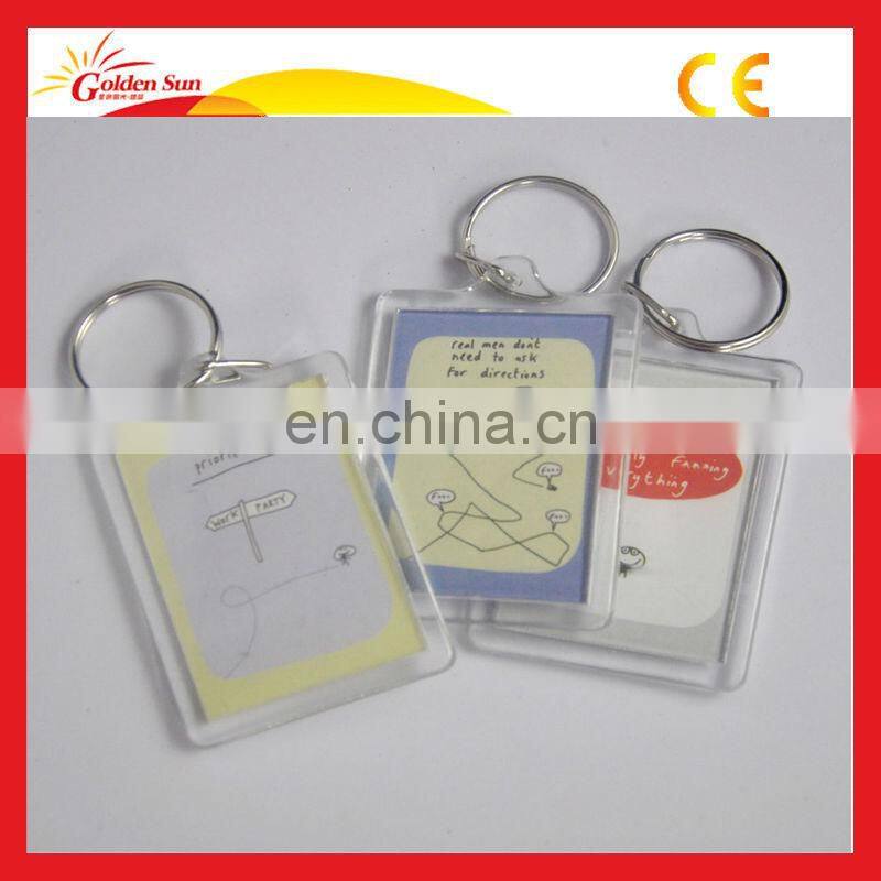 Customize All Kinds Of Rectangle Blank aAcrylic Keychain