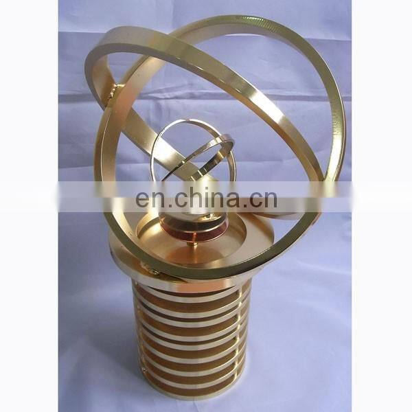 UAE flag souvenir metal plate with wooden trophy box