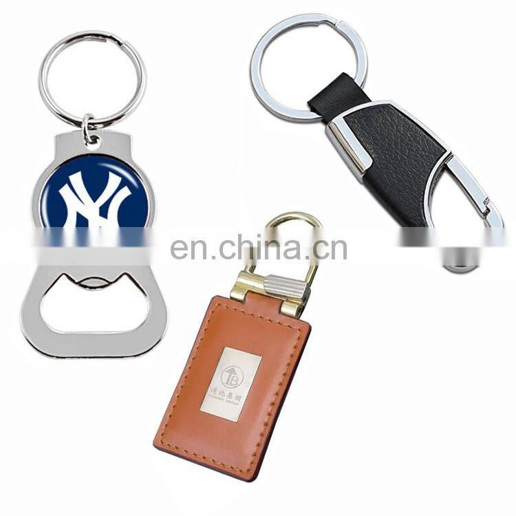 Design round clear acrylic luxury keychain