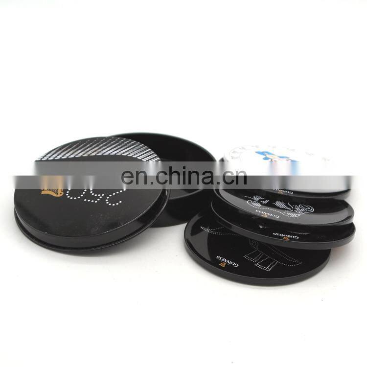 wholesale round metal tin can container for packing box