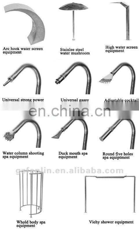 Digital water curtain,swimming pool waterfall in massage