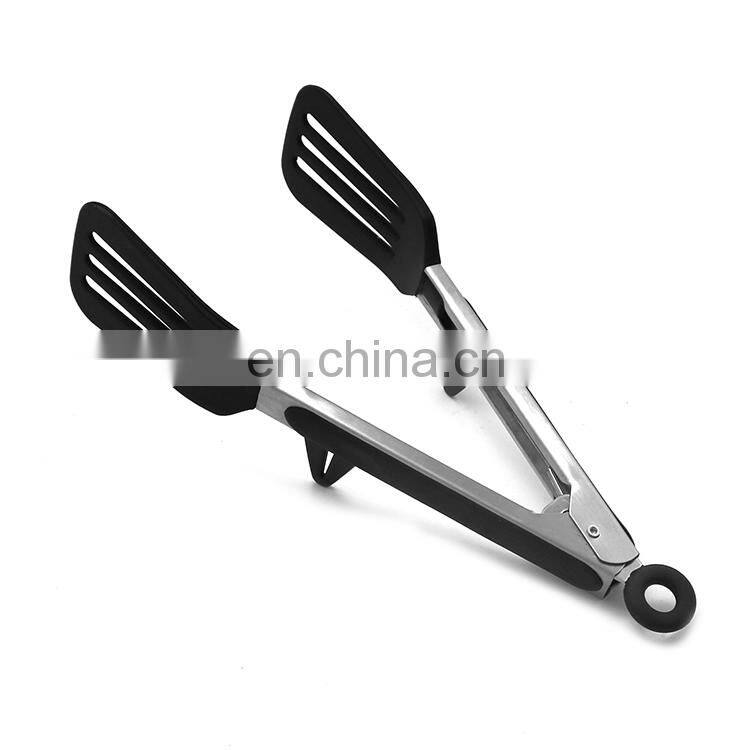 Hot Selling Stainless Steel Kitchen Food Tongs Baking BBQ Tongs Grilling Clip Tongs