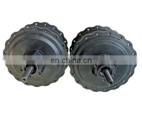 A Pair of Bicycle electric vehicle motor brushless geared spoke hub motor
