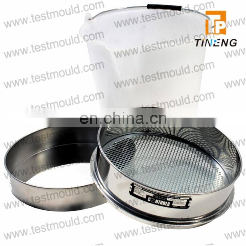 Chinese supplier Laboratory soil sand stainless steel and iron Wire Mesh and perforated plate Test Sieve