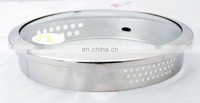 tempered glass lid with steam hole