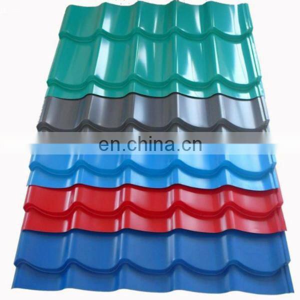 PPGI Color Coated Galvanized Corrugated Steel Roofing Sheet/Pre-Painted Galvanized Corrugated Steel Plate