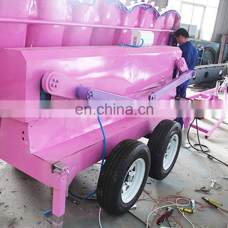 hot selling adventure park amusement swing crazy wave rides with trailer